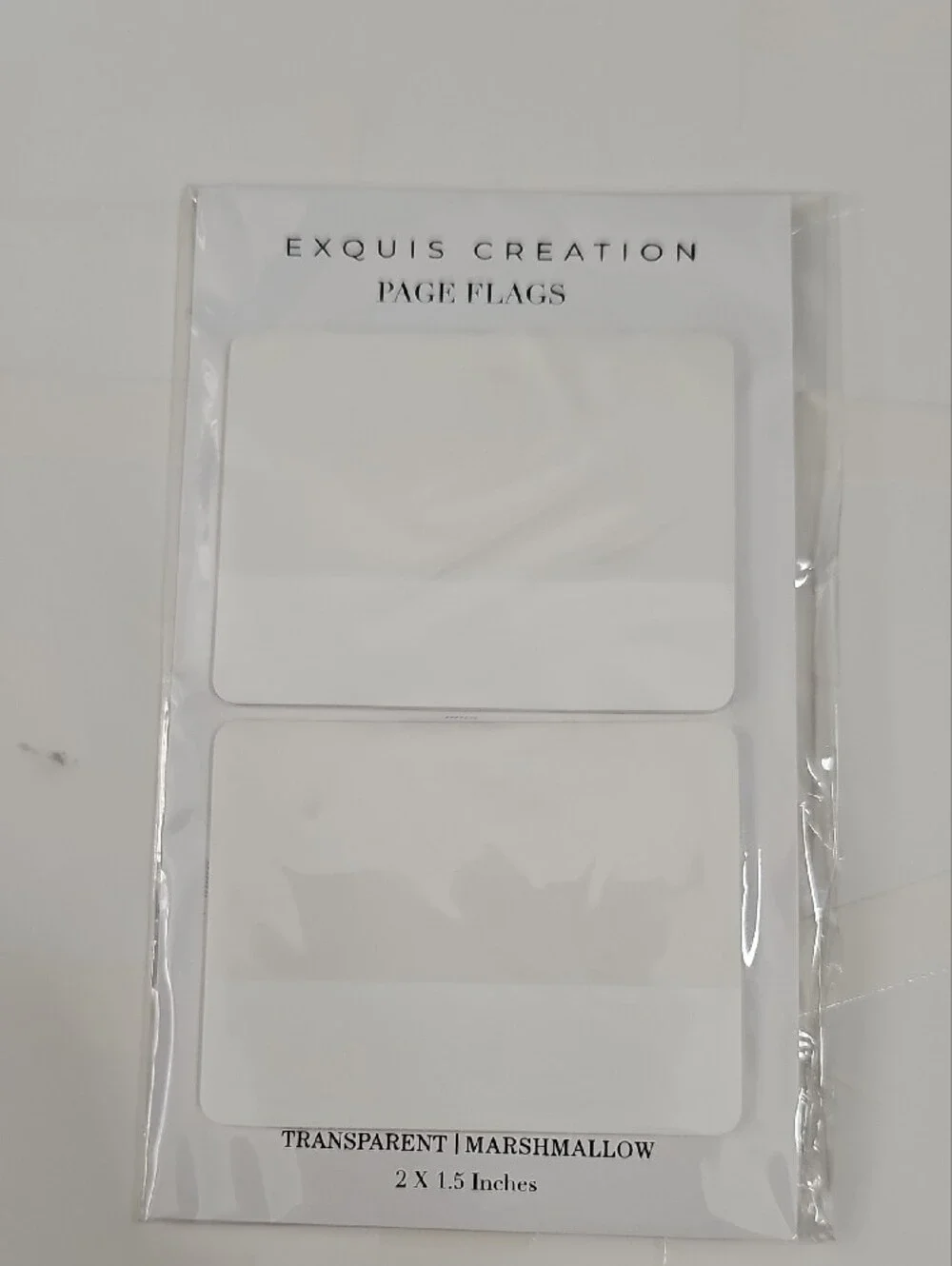 Exquis Creation Neutral Planner Stickers & Page Flags & Budget Inserts